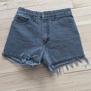 VTG Vintage Guess Denim Cutoff Shorts 26in Waist Small